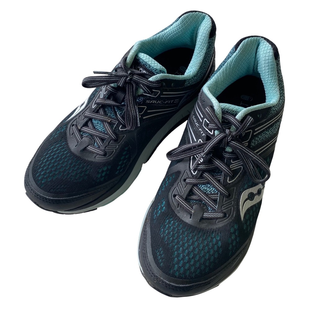 Saucony Echelon 7 Running‎ Shoes Womens 8 Blue EVERUN Sauc-Fit Sneaker Athletic
